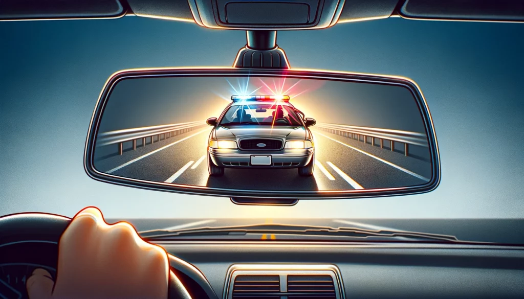 Car driving under suspension being pulled over, defense by Nikbakht Law.